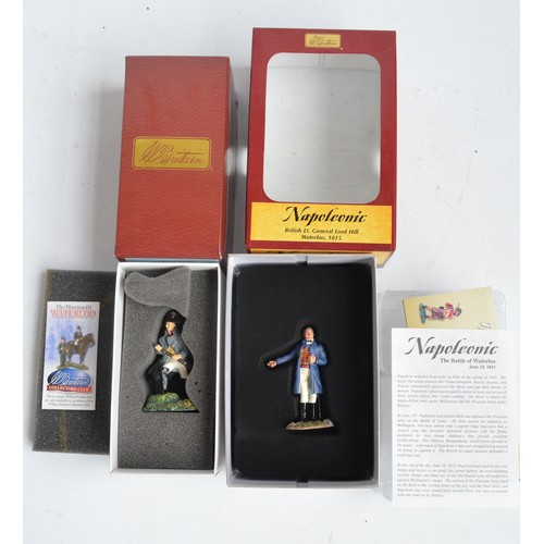 248 - Collection of W Britain's Napoleonic war figures and diorama sets/accessories to include 00148 North... 