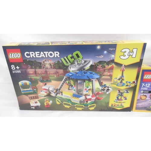 363 - Lego - 31062 Creator 3 in 1, box has been opened but contents are still present, 31095 Creator 3 in ... 