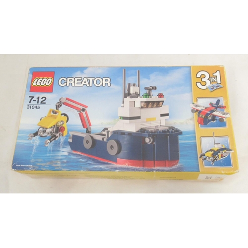 363 - Lego - 31062 Creator 3 in 1, box has been opened but contents are still present, 31095 Creator 3 in ... 