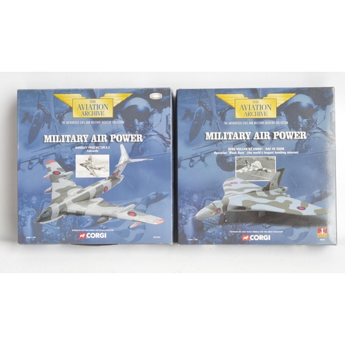 227 - Two Corgi Aviation Archive 1/144 diecast model aircraft to include AA31601 limited edition Falklands... 