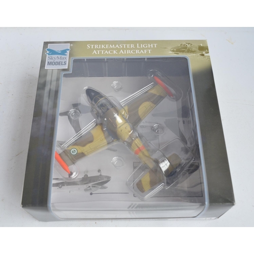 233 - Four diecast and plastic model aircraft to include a 1/48 scale Corgi AA51907 Bell 47G, AAC Historic... 