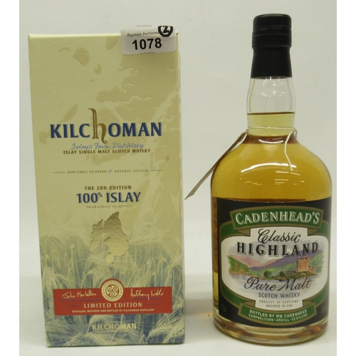 1078 - Islay's Farm Distillery Co., Kilchoman, The 3rd Edition, Islay single malt whisky, 40%, 700ml bottle... 