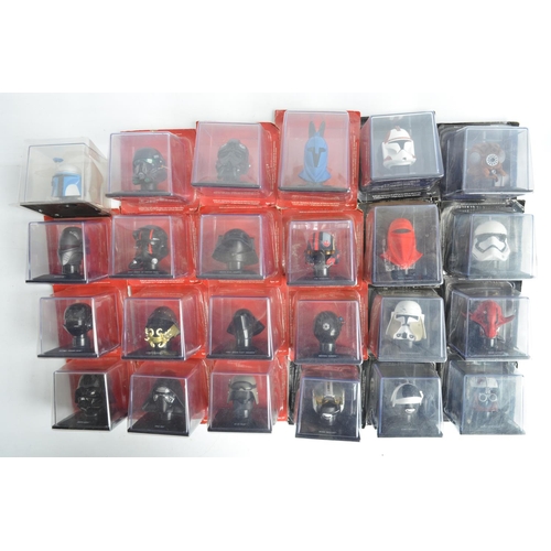 9 - Complete collection of 80 DeAgostini cased Star Wars helmet models, all but one unopened/factory sea... 