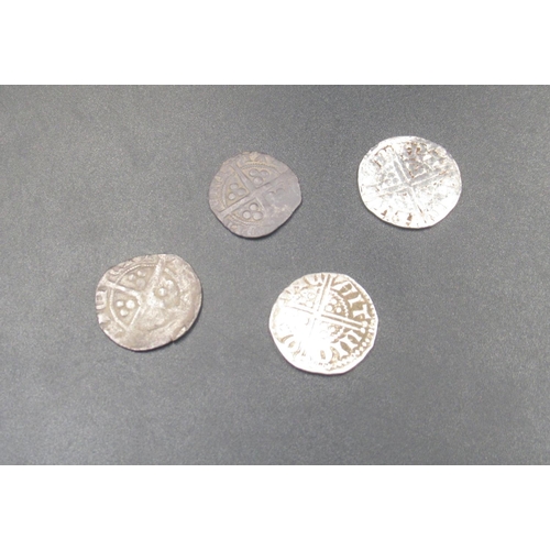 1676 - Henry III (1216-1272) 2 silver hammered pennies, Edward III (1327-1377) 2 silver hammered pennies (4... 