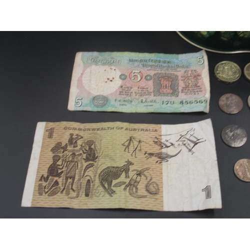 1680 - Assorted collection of GB and International coins & banknotes to inc. 7 Pre-1947 silver content coin... 