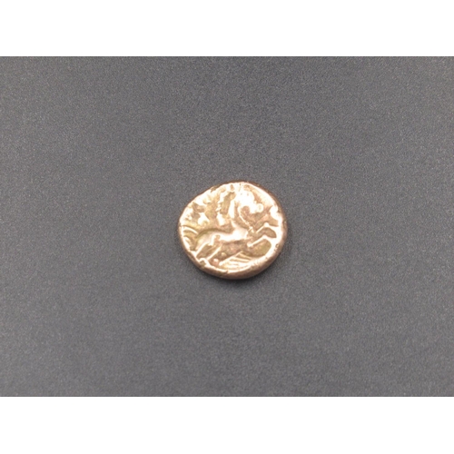 154 - WITHDRAWN Celtic gold stater (5.4g), obverse image of a horse (Victor Brox collection)