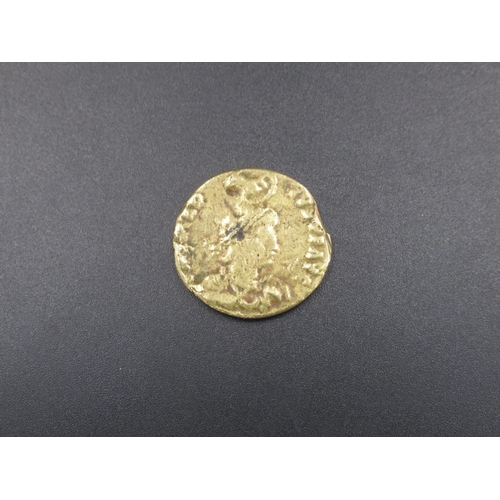 161 - Unknown Roman gold solidus coin, a/f (3.1g) (Victor Brox collection)