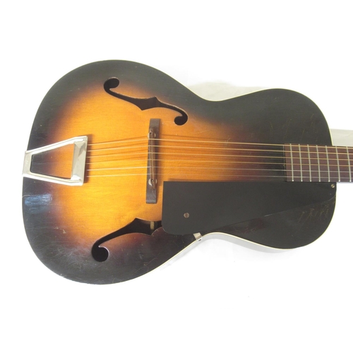 6 - WITHDRAWN Kalamazoo by Gibson circa 1940s 6 string acoustic guitar, lacking Gibson sticker, serial n... 