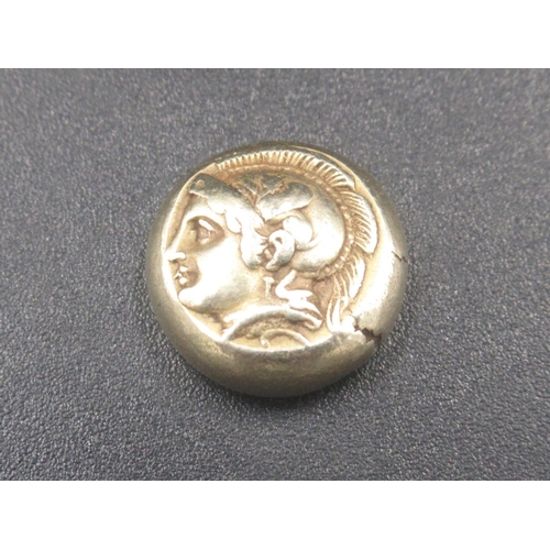 163 - Ionia Phokaia 478-378BC sixth stater, obverse Head of Athena, reverse quadripartite incuse square (2... 