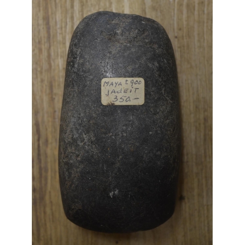 262 - Five neolithic stone hand axe heads, largest L14cm (Victor Brox collection)