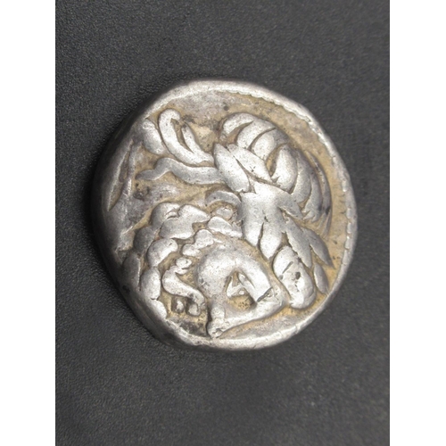 172 - Greece Kingdom of Macedon, Philip II, AR Tetradrachm 359-336 BC, obv. Laureate head of Zeus, rev. Yo... 