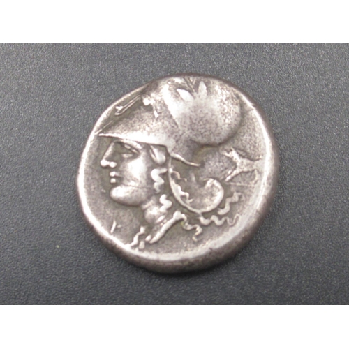 175 - Corinth c350-300 BC stater, obv. Pegasos flying left, rev. helmeted head of Athena left with Calydon... 