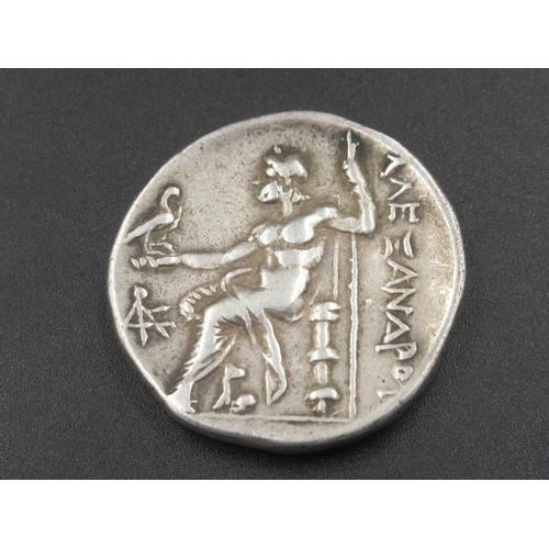 176 - Alexander III of Macedonia (336-323BC) Tetradrachm, obv. right-facing head of Hercules wearing a lio... 