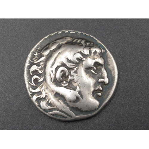 176 - Alexander III of Macedonia (336-323BC) Tetradrachm, obv. right-facing head of Hercules wearing a lio... 