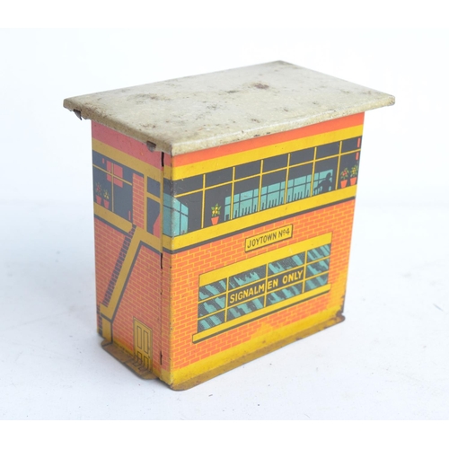 1733 - WITHDRAWN - Collection of unboxed vintage Hornby Meccano O gauge lithographed tinplate buildings and... 