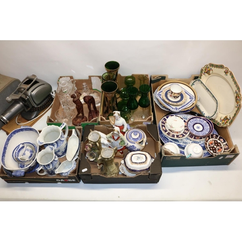 1326 - Various decorative ceramics, collection of glassware, Plank Noris Trump 1950s slide projector etc. (... 