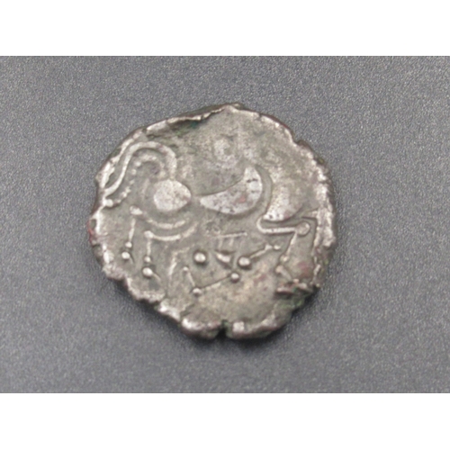 187 - Celtic Gaul Armorica Coriosolites billion stater, obv. head of sun-god right with neatly curled hair... 