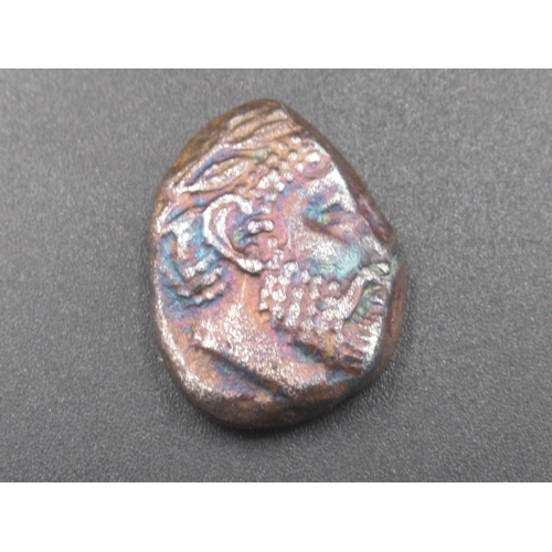 188 - Phoenicia, Island of Arados (350-332BC)Stater, obv. head of Baal right, rev. galley right within wav... 