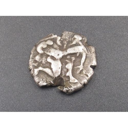 189 - Islands off Thrace, Thasos stater (c500-465), obv. ithyphallic satyr right, carrying nymph, rev. rou... 