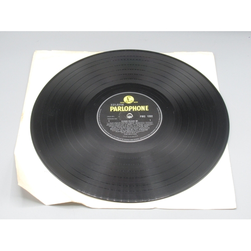 1182 - The Beatles - Please Please Me, MONO PMC 1202 XEX.421, black and yellow Parlophone label, 4th pressi... 