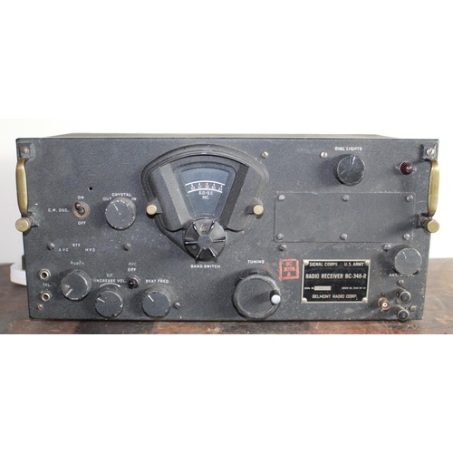 1234 - Circa 1940s BC-348-R radio receiver, produced for the U.S. Army Signal Corps. Original buttons and d... 