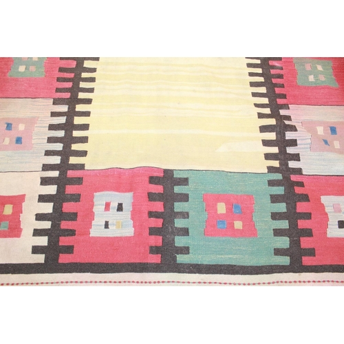 292 - Large multi coloured Kilim rug, 260 x 175 cm (Victor Brox collection)