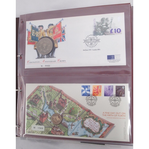 1406 - Assorted collection of Coin covers to inc. Westminster The Diamond Wedding Coin Cover Collection, 2 ... 