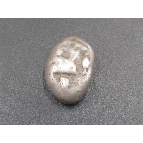 193 - Ionia-Chios  silver stater/Diadrachm, obv. heavily worn sphinx, rev. four part incuse square, (7.7g)... 