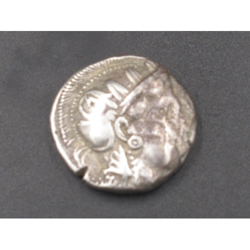 195 - Attica, Athens, Tetradrachm obv. Helmeted head of Athena facing right, rev. Owl standing right, oliv... 