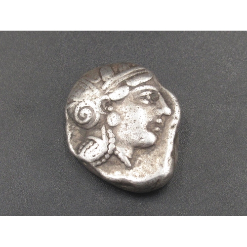 197 - Attica, Athens, Tetradrachm obv. Helmeted head of Athena facing right, rev. Owl standing right, oliv... 