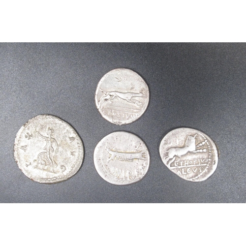 201 - Collection of Ancient coins predominantly Roman to inc. Denarius, etc. from Augustus, Gordian III, T... 