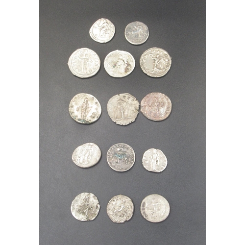 202 - Collection of Ancient coins predominantly Roman to inc. Denarius, etc. from Gordianus Pius, Salonine... 