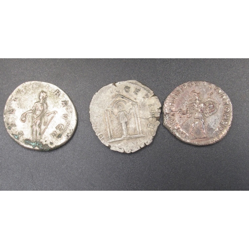 202 - Collection of Ancient coins predominantly Roman to inc. Denarius, etc. from Gordianus Pius, Salonine... 