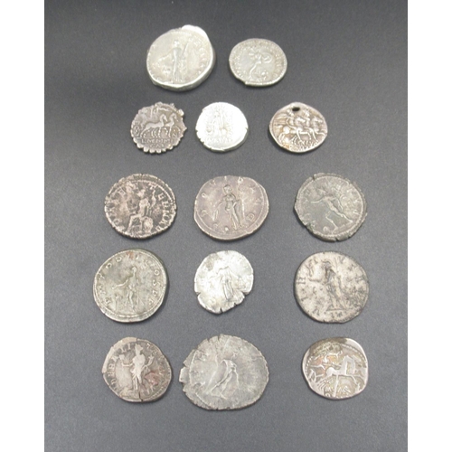 203 - Collection of Ancient coins predominantly Roman to inc. Denarius, etc. from Gordianius Pius, Severus... 