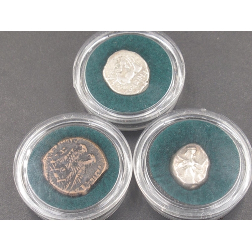 206A - Collection of 14 encapsulated Ancient coins (Victor Brox collection)