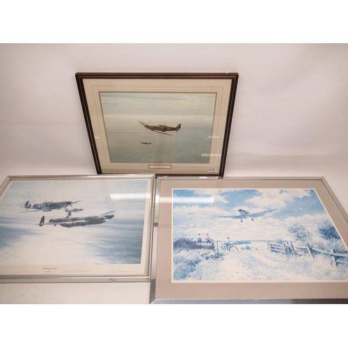 1575 - Collection of WWII/RAF related prints - artists incl. Coulson, Michael Turner, Robert Taylor, etc., ... 