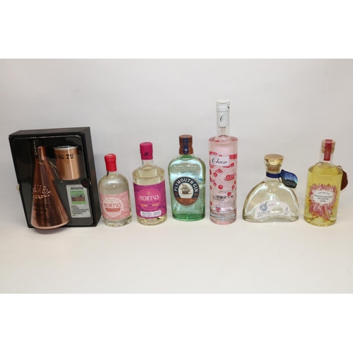 1723 - Collection of various gins incl. flavoured gins (7)