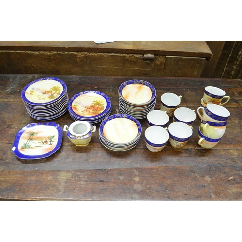 106 - Collection of ceramic tableware to include Victoria (Czech), Paragon, Hayasi Katani, Arthurwood, Alf... 