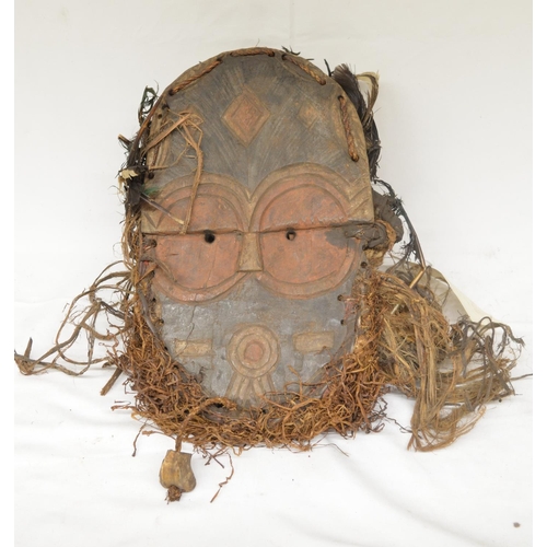 90 - African shamanic religious head dress, Congo/Angola in origin, H35xm (Victor Brox collection)