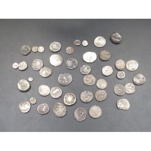 208 - Collection of Ancient small coins to inc. siglos, staters, etc. (42) (Victor Brox collection)