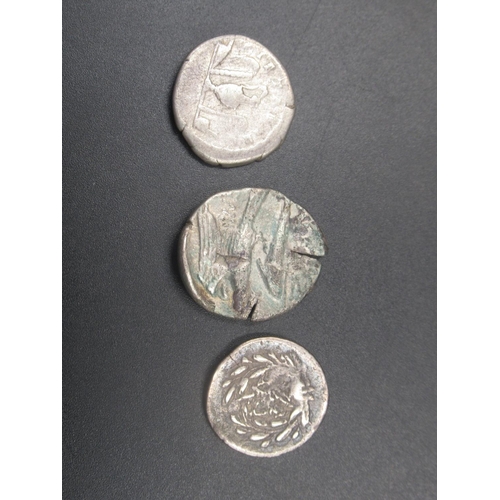 208A - Collection of Ancient Coins to inc. Stater's, Pannonia's, Drachm, etc. (17) (Victor Brox collection)