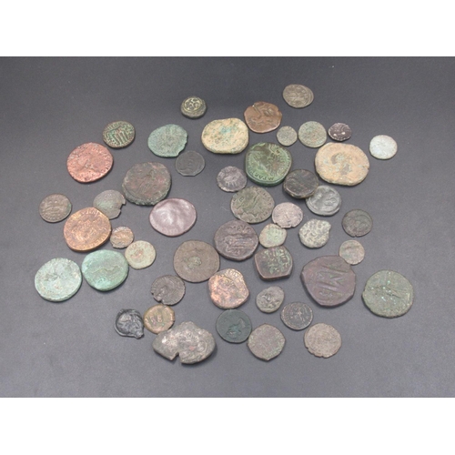 210A - Collection of Ancient coins to inc. Sestertius, etc. from Rome, Celtic tribes, etc. (47 coins) (Vict... 