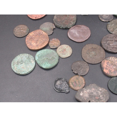 210A - Collection of Ancient coins to inc. Sestertius, etc. from Rome, Celtic tribes, etc. (47 coins) (Vict... 