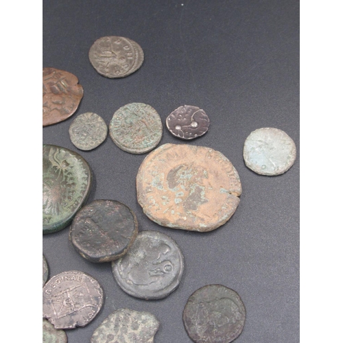 210A - Collection of Ancient coins to inc. Sestertius, etc. from Rome, Celtic tribes, etc. (47 coins) (Vict... 