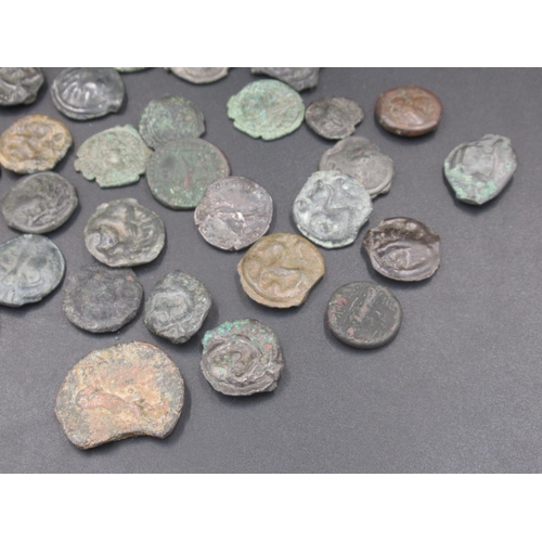 211 - Collection of Ancient coins predominantly Celtic (54 coins) (Victor Brox collection)