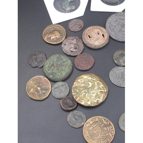 212 - Collection of Ancient coins from Rome, Burma, Medieval period, India, etc. (approx. 45 coins) (Victo... 