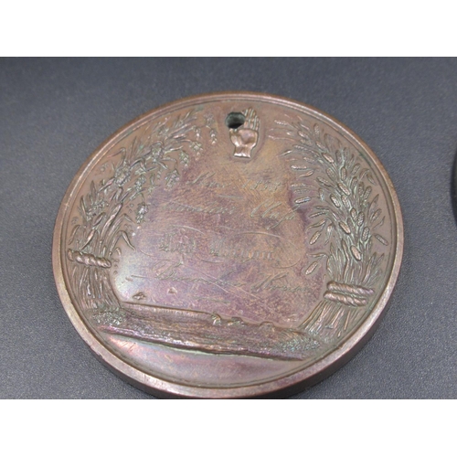 212A - North East Agricultural Association of Ireland bronze medal for 1858 show Amateur class awarded to L... 