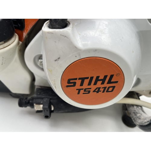 1598 - STIHL TS 410 petrol cut-off circular saw, Marcrist diamond blade