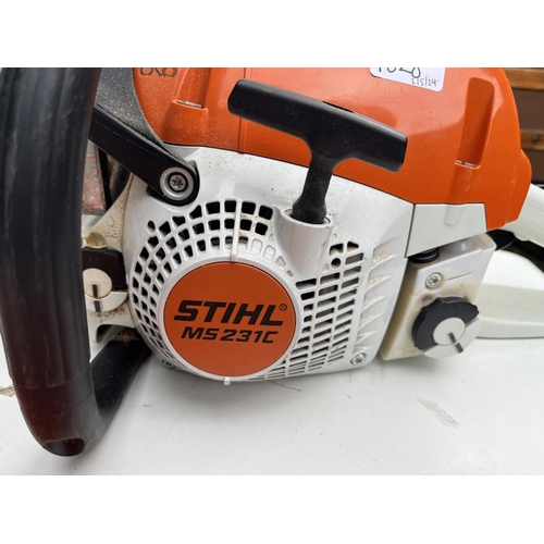 1828 - STIHL MS231C petrol chainsaw, 14