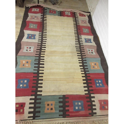 292 - Large multi coloured Kilim rug, 260 x 175 cm (Victor Brox collection)